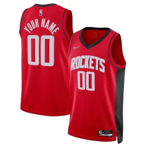 Resistente Houston Rockets Nike 2021/22 Diamond Swingman Custom Jersey Icon Edition Red
