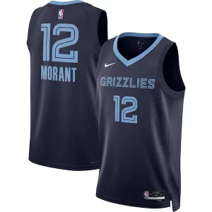 Resistente Ja Morant Memphis Grizzlies Nike Unisex Swingman Jersey Icon Edition Navy/White