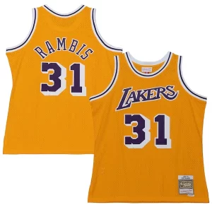 Resistente Kurt Rambis Los Angeles Lakers 1984/85 Swingman Jersey Gold