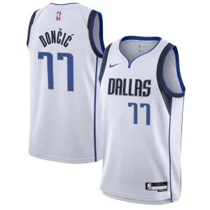 Resistente Luka Dončić Dallas Mavericks Nike Youth Swingman Jersey Association Edition White