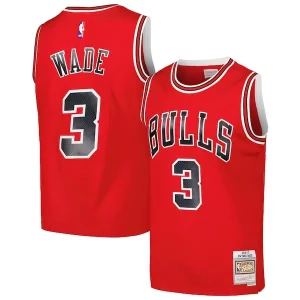 Resistente Lussuoso Dwyane Wade Chicago Bulls 2016/17 Hardwood Classics Swingman Jersey Red
