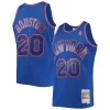 Resistente Ottimo Allan Houston New York Knicks 1996/97 Throwback Dark Swingman Jersey Blue