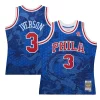 Resistente Splendido Allen Iverson Philadelphia 76ers 1996/97 Hardwood Classics Asian Heritage 6.0 Swingman Throwback Player Jersey Royal