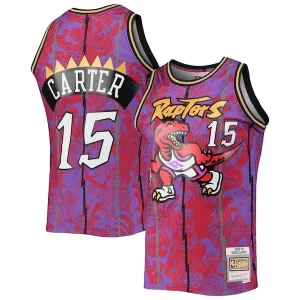 Resistente Vince Carter Toronto Raptors Hardwood Classics 1998/99 Lunar New Year Swingman Jersey Purple