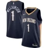 Resistente Zion Williamson New Orleans Pelicans Nike Swingman Jersey Navy Icon Edition