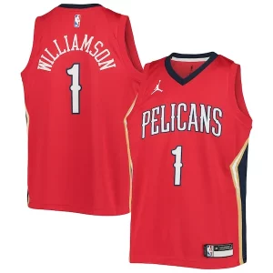 Robusto Accattivante Zion Williamson New Orleans Pelicans Jordan Brand Youth 2020/21 Swingman Player Jersey Statement Edition Red