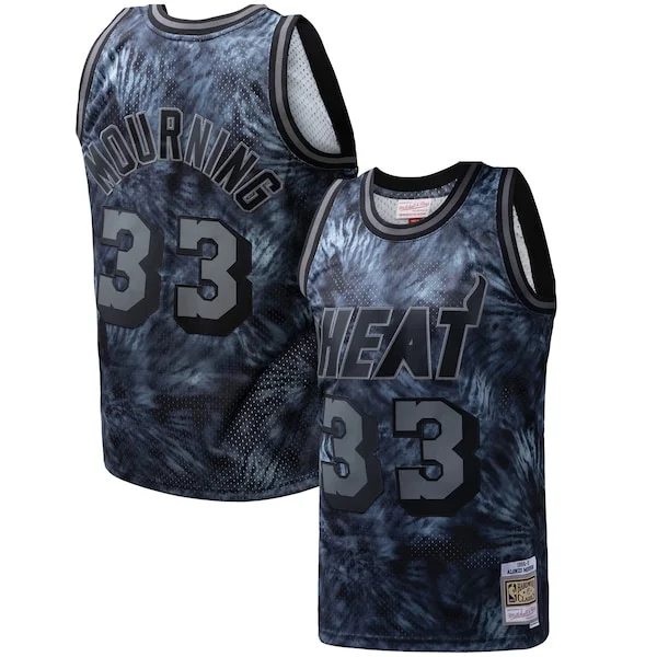Robusto Alonzo Mourning Miami Heat Hardwood Classics 1996/97 Tie Dye Swingman Jersey Black