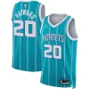 Robusto Attraente Raffinato Gordon Hayward Charlotte Hornets Jordan Brand Unisex Swingman Jersey Icon Edition Teal