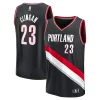 Splendido Cool Bellissimo Donovan Clingan Portland Trail Blazers 2024 NBA Draft Fast Break Player Jersey Icon Edition Black