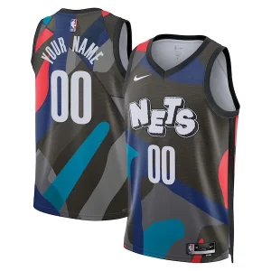 Robusto Brooklyn Nets Nike Unisex 2023/24 Custom Swingman Jersey Black City Edition