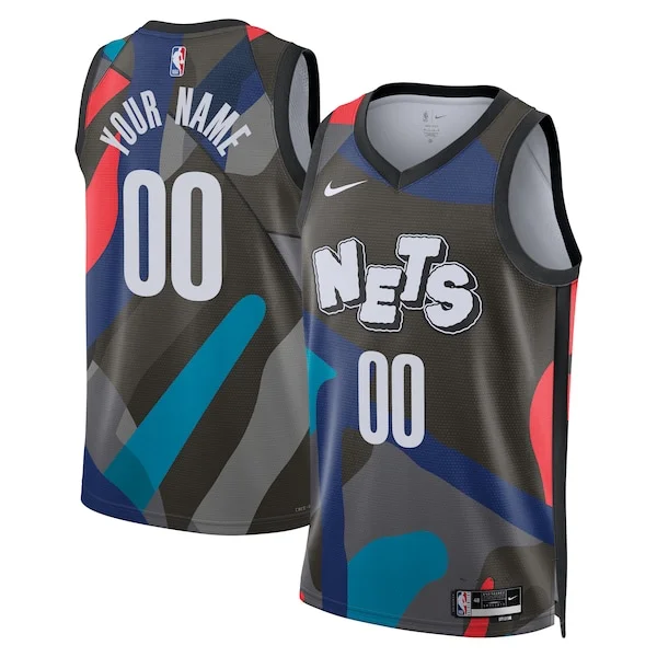 Robusto Brooklyn Nets Nike Unisex 2023/24 Custom Swingman Jersey Black City Edition
