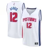 Robusto Cool Duraturo Tobias Harris Detroit Pistons Fast Break Replica Player Jersey Association Edition White
