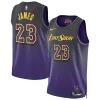 Robusto Delizioso Fantastico LeBron James Los Angeles Lakers Nike Unisex 2024/25 Swingman Player Jersey City Edition Purple