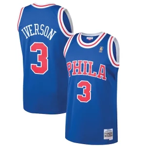 Robusto Gorgeous Allen Iverson Philadelphia 76ers 1996/97 Hardwood Classics Swingman Jersey Royal