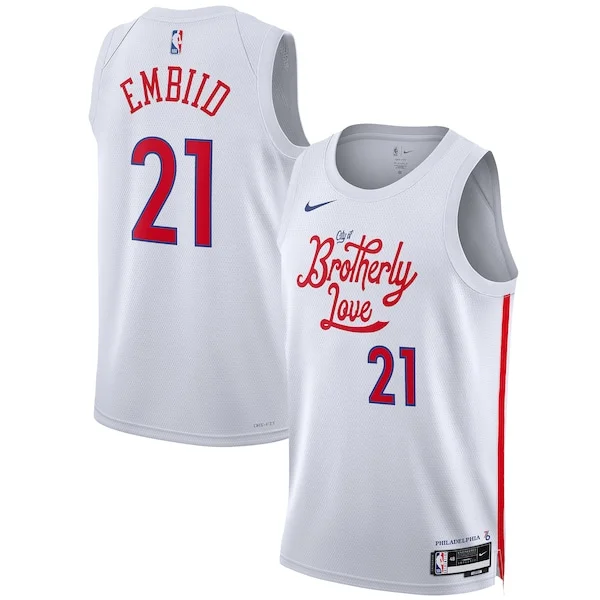Robusto Joel Embiid Philadelphia 76ers Nike Unisex 2022/23 Swingman Jersey City Edition White