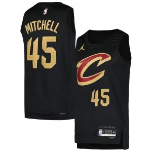 Robusto Moderno Bellissimo Donovan Mitchell Cleveland Cavaliers Jordan Brand Swingman Player Jersey Statement Edition Black