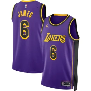 Robusto Raffinato Comodo LeBron James Los Angeles Lakers Jordan Brand Unisex Swingman Jersey Statement Edition Purple