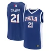 Robusto Raffinato Eccezionale Men's Joel Embiid Royal Philadelphia 76ers Player Jersey