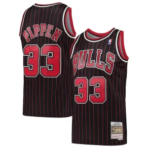 Robusto Scottie Pippen Chicago Bulls Hardwood Classics Swingman Jersey Black