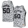 Robusto Sofisticato Attraente David Robinson San Antonio Spurs 1998/99 Hardwood Classics Doodle Swingman Player Jersey White
