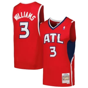 Robusto Sofisticato Meraviglioso Lou Williams Atlanta Hawks 2001/02 Hardwood Classics Swingman Jersey Red