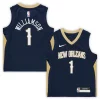 Robusto Splendido Duraturo Zion Williamson New Orleans Pelicans Nike Preschool Replica Jersey Icon Edition Navy