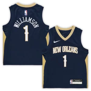 Robusto Splendido Duraturo Zion Williamson New Orleans Pelicans Nike Preschool Replica Jersey Icon Edition Navy