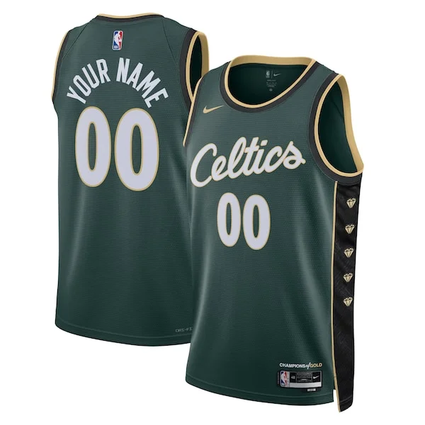 Sofisticato Attraente Boston Celtics Nike Unisex 2022/23 Swingman Custom Jersey City Edition Kelly Green