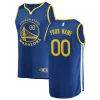 Sofisticato Attraente Splendido Golden State Warriors Youth 2019/20 Fast Break Custom Replica Jersey Royal Icon Edition