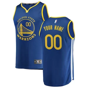 Sofisticato Attraente Splendido Golden State Warriors Youth 2019/20 Fast Break Custom Replica Jersey Royal Icon Edition