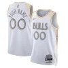 Sofisticato Chicago Bulls Nike Unisex 2024/25 Custom Swingman Jersey City Edition White