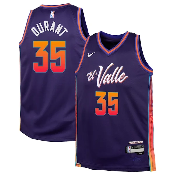 Sofisticato Classico Magnifico Kevin Durant Phoenix Suns Nike Youth Swingman Replica Jersey City Edition Purple