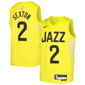 Sofisticato Collin Sexton Utah Jazz Nike Youth Swingman Jersey Icon Edition Yellow