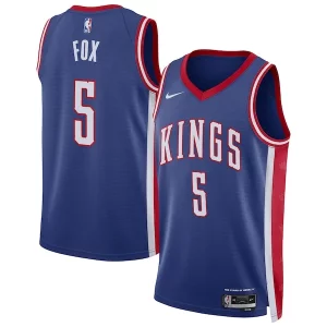 Sofisticato De'Aaron Fox Sacramento Kings Nike Unisex 2024/25 Swingman Player Jersey City Edition Blue
