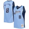 Sofisticato Deron Williams Utah Jazz 2001/02 Hardwood Classics Swingman Jersey Blue