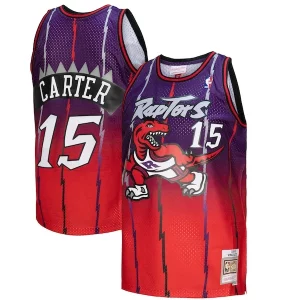 Sofisticato Duraturo Eccezionale Vince Carter Toronto Raptors 1998/99 Hardwood Classics Fadeaway Swingman Player Jersey Red/Purple