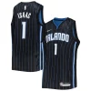 Sofisticato Gorgeous Prestigioso Jonathan Isaac Orlando Magic Nike Youth 2021/22 Diamond Swingman Jersey Icon Edition Black