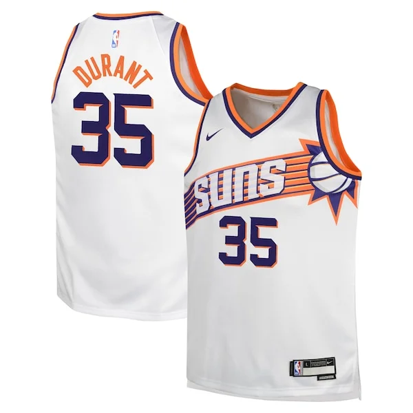 Sofisticato Kevin Durant Phoenix Suns Nike Youth Swingman Jersey Association Edition White