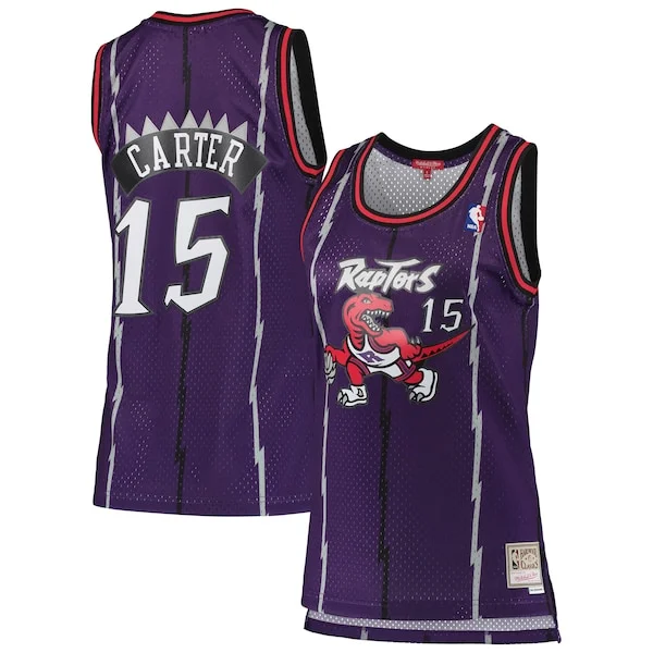 Sofisticato Magnifico Vince Carter Toronto Raptors Women's 1998/99 Hardwood Classics Swingman Jersey Purple