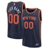 Bellissimo New York Knicks Custom Fast Break Jersey Navy Statement Edition