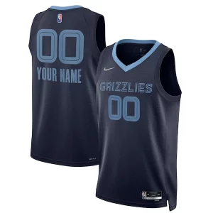 Sofisticato Ottimo Cool Memphis Grizzlies Nike 2021/22 Diamond Swingman Custom Jersey Icon Edition Navy