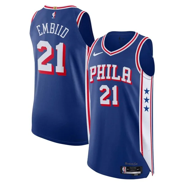 Sofisticato Prestigioso Attraente Joel Embiid Philadelphia 76ers Nike Authentic Jersey Association Edition Royal