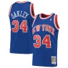 Sofisticato Raffinato Bellissimo Charles Oakley New York Knicks Hardwood Classics Swingman Jersey Blue
