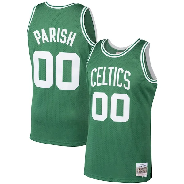 Sofisticato Robert Parish Boston Celtics 1985/86 Hardwood Classics Swingman Jersey Kelly Green