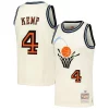 Sofisticato Shawn Kemp Cleveland Cavaliers Chainstitch Swingman Jersey Cream
