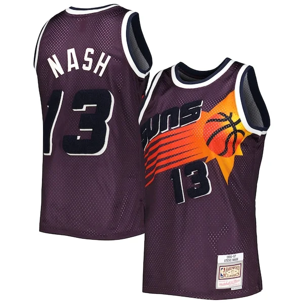 Sofisticato Trendy Elegante Steve Nash Phoenix Suns 1996/97 Hardwood Classics Off Court Swingman Jersey Purple