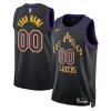 Sofisticato Trendy Magnifico Los Angeles Lakers Nike Unisex 2023/24 Custom Swingman Jersey Black City Edition