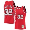 Splendido Attraente Bill Walton Portland Trail Blazers 1976/77 Hardwood Classics Swingman Jersey Red