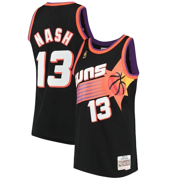 Splendido Attraente Lussuoso Steve Nash Phoenix Suns 1996/97 Hardwood Classics Swingman Jersey Black