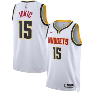Splendido Bellissimo Nikola Jokic Denver Nuggets Nike Unisex Swingman Jersey Association Edition White/Navy